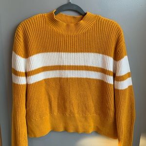 💝✨ Yellow knit cropped sweater ✨💝